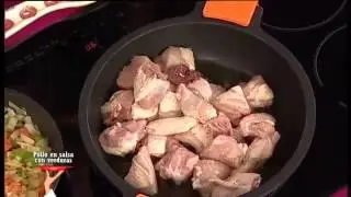 Receta: pollo en salsa con verduras