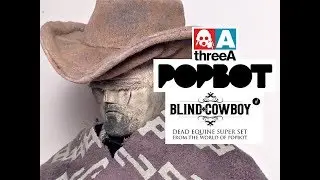 Fu-Reviews:  ThreeA Popbot Blind Cowboy 1/6 Figure In Service of Him Super Set Ashley Wood 3A