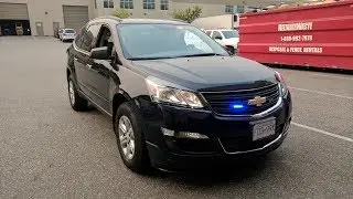 Police low-profile Chev Traverse upfit