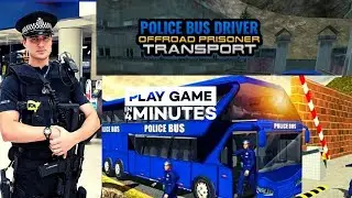 dangerous mountain road us police Bus Driving off-road #games  #bus_simulator_ultimate
