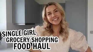 HEALTHY SINGLE GIRL GROCERY SHOP | FOOD SHOPPING HAUL UK | Copper Garden