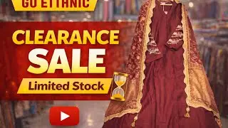 Clearance Sale 🔥 Ethnic Wear Starting ₹899 | Free Shipping | GO ETTHNIC
