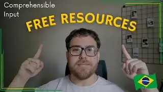 3 FREE RESOURCES TO LEARN PORTUGUESE | Brazilian Portuguese Comprehensible Input