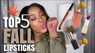 THE BEST LIPSTICKS FOR FALL 2017 | Andrea Renee