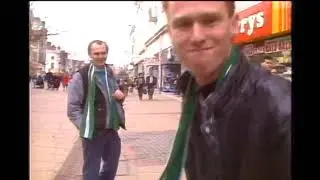 IRISH FANS DRUNK AS PIRATES B4 IRELAND V WALES ONE LAD SO SCUTTERED HE THOUGHT CARDIFF WAS A COUNTRY