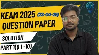 KEAM 2025 QUESTION PAPER SOLUTION (23-04-25) , Q 1-10 , PART 1 (MALAYALAM) || MAPTRIX CLASSES.
