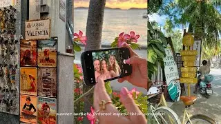 Summer aesthetic Pinterest inspired | Tiktok compilation🥥🌴