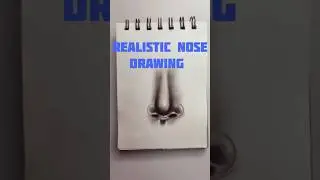 easy nose drawing for beginners 🎨🖌️ l #ytshorts #shortsfeed #shortvideo #art #trending #viral