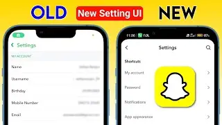 Snapchat New UI Update | Snapchat Settings option update | Snapchat My Data option