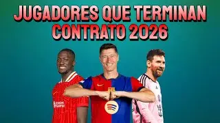 JUGADORES QUE TERMINAN CONTRATO PARA MODO CARRERA FC 26