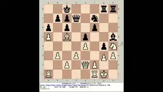 Amoeba 3.4 vs Stockfish 17.1 | King's Pawn: King's Knight Game #chess