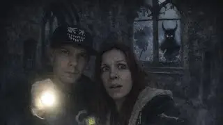 DEMONIC FIGURE WATCHING US ABANDONED CHURCH HAUNTED IRELAND PART 3