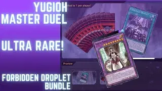 Yugioh Master Duel Forbidden Droplet Master Pack Bundle Opening! Ultra Rare Pull! Dragonmaid!