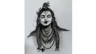 Lord Shiva 3D sketch 🙏🏻🌸