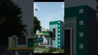 2 aana ma modern house 25 lakh ma #shorts #housedesign