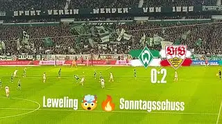 Leweling 🤯🔥 Sonntagsschuss ⚪🔴 Werder Bremen 0:4 VfB Stuttgart | Tor zum 0:2