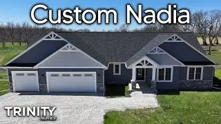 Custom Nadia Ranch Home Design - By Trinity Homes Builders, WI