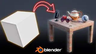 Создайте таблицу в Blender за 30 секунд