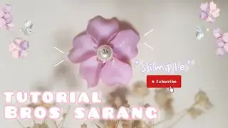 BROS MANIK MANIK HANDMADE| BROS SARANG|TUTORIAL BROS MUTIARA|NUNAK CRAFT|INDONESIA