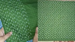 নকশীকাঁথা|| নকশিকাঁথার ডিজাইন ||katha design || nakshi katha design drawing🧵🪡🧶