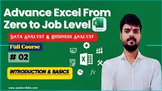 Lec:-02 MS Excel Full Course in Hindi Explane |  Introduction & Excel Basics | Advance Excel. #ms 