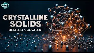 Crystalline Solids | Metallic & Covalent Solids Explained | Power Learn College