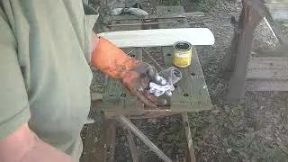 Staining the Fan blades for replacement