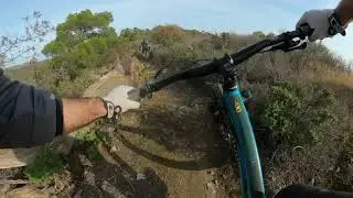 Hardtail shredding in Macheras Bikeland