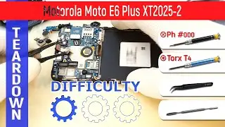 Motorola Moto E6 Plus XT2025-2 📱 Teardown Take apart Tutorial