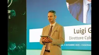 Space & Underwater Conference, 2nd edition. Opening remarks by Luigi Garofalo (Director of Cybers...