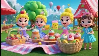 Picnic with Miss Puffy | Playful Picnic Song for Kids | Outdoor Nursery Rhyme for Toddlers