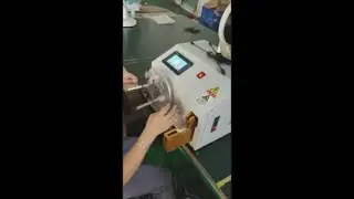 This is a very flexible wire winding and twisting machine.