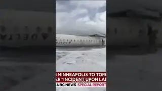 SPECIAL REPORT:  Delta plane upside down at Toronto airport after landing incident