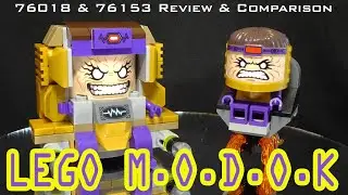 Lego MODOK Review & Comparison from 76018 & 76153 - Marvel Avengers Supervillain Character