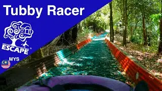 Tubby Racer Escape Penang Waterpark Dry Slide | POV Onride