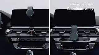 Baseus C02 Pro Series Magnetic Wireless Charging Car Mount Cluster Black#baseus #caraccessories