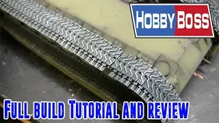 1/35th scale Hobby Boss US T29 heavy tank workable track link tutorial / review
