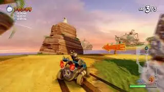 Crash&trade; Team Racing Nitro-Fueled: Crash Cove Oxide Ghost Time Trial