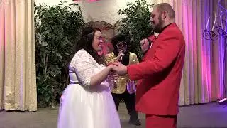 Chris and Tara Freiberg Wedding by Mini Elvis in Las Vegas