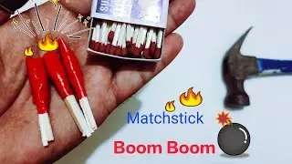 How to make a matchstick cracker for fun | Diwali cracker for fun | DIY matchstick hack | tiny life