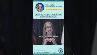 Public diplomacy is most effective when it is embedded. #Chile #USambassador #Diplomacy