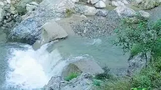 Stunning Water Flow & Green Landscape Calming Waterfall Video#nature #relaxing #waterfall #green.