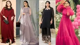 New And Trendy Chiffon Dress Designs 2024 | Plain Chiffon Frocks And Gowns Designs