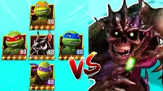 TMNT Legends Splinter & Ninja Turtles VS Undead Shredder Boss