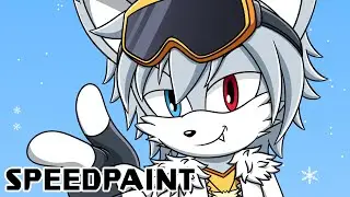 Cool Wolf Art Trade - Sonic OC Speedpaint