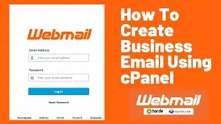 How To Create Business Email Using cPanel within 5 minutes all hosting provider | Webmail