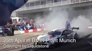 The all new BMW M4 DTM in action driven by Dirk Mueller