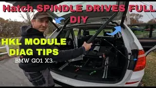 X3 F25  Hatch Not Working? Spindle Drive Rear Hatch Open And Close Replacement FULL DIY FC 801709
