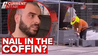 Shop owners say light rail is killing business after lockdowns | A Current Affair