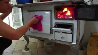 Apresentando o fogão parte 2, fazendo a comida
